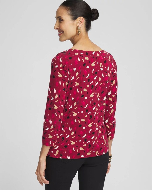 Spots 3/4 Sleeve Tee - image 3